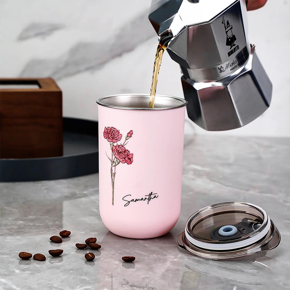 Personalized Birth Flower Coff - огляд і ціна Coffee Equipment Usa