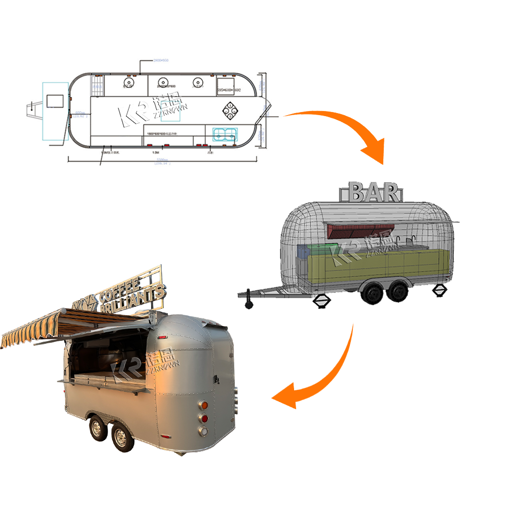2026 New Design Mobile Food Tr - огляд і ціна Coffee Shop Equipment